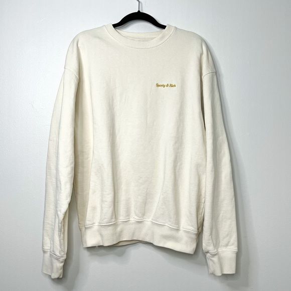 Other - Sporty & Rich Embroidered Logo Crewneck Sweatshirt